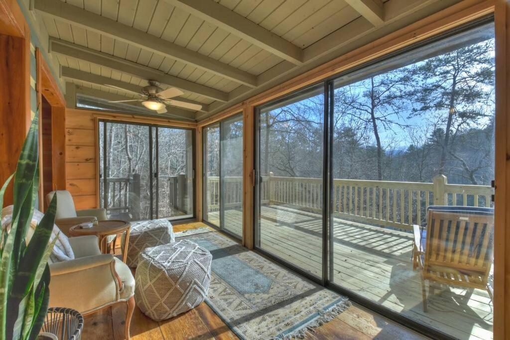 Waywish Waterfront Cabin In Blue Ridge Mountains Exterior photo