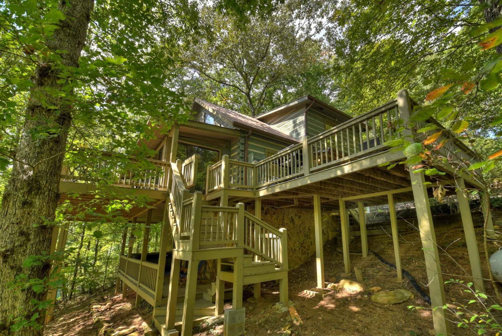 Waywish Waterfront Cabin In Blue Ridge Mountains Exterior photo